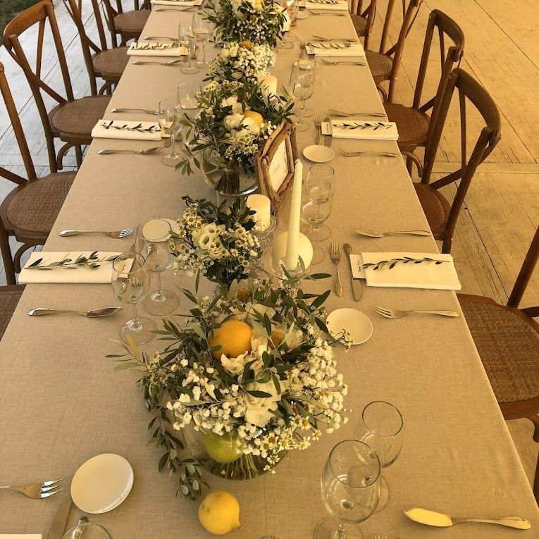 Décoration table de mariée