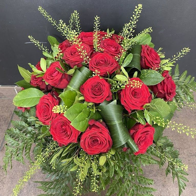 Composition rose rouge