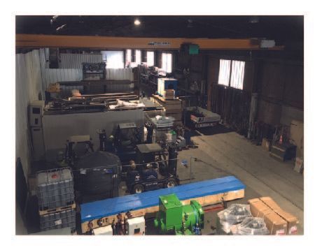 Vue d'un hangar promarHandling