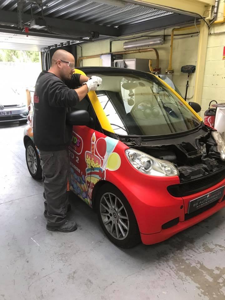 Changement pare-brise