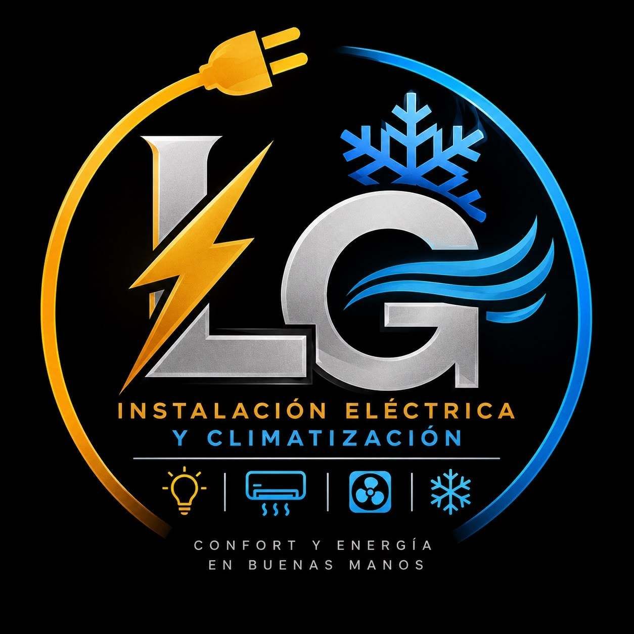 Logotipo de LG para instalación eléctrica y control de climatización