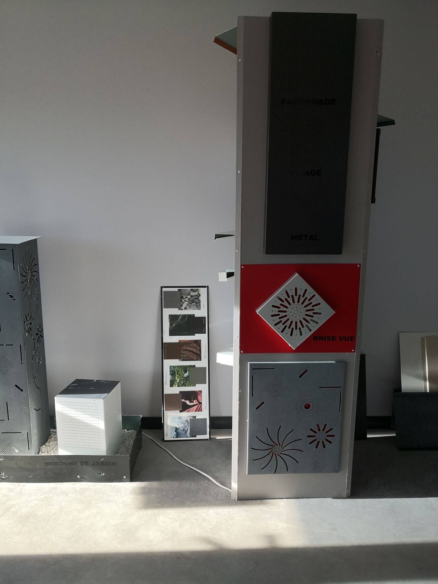 Brise-vue réalisé par Façonnage Pliage Métal