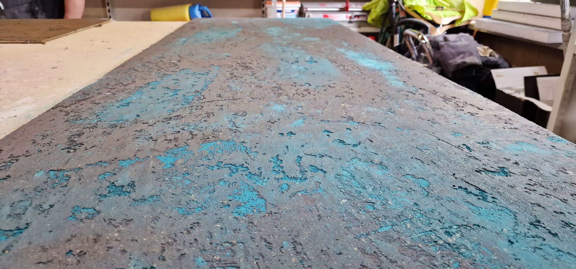 TERRASTONE Grau-Blaue Platte