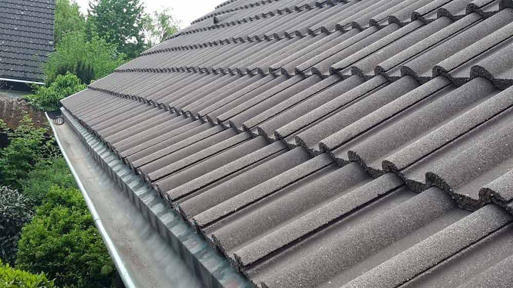 Nahaufnahme Dachbeschichtung