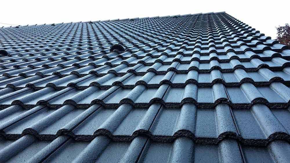 Dachgrundierung Beispieldach