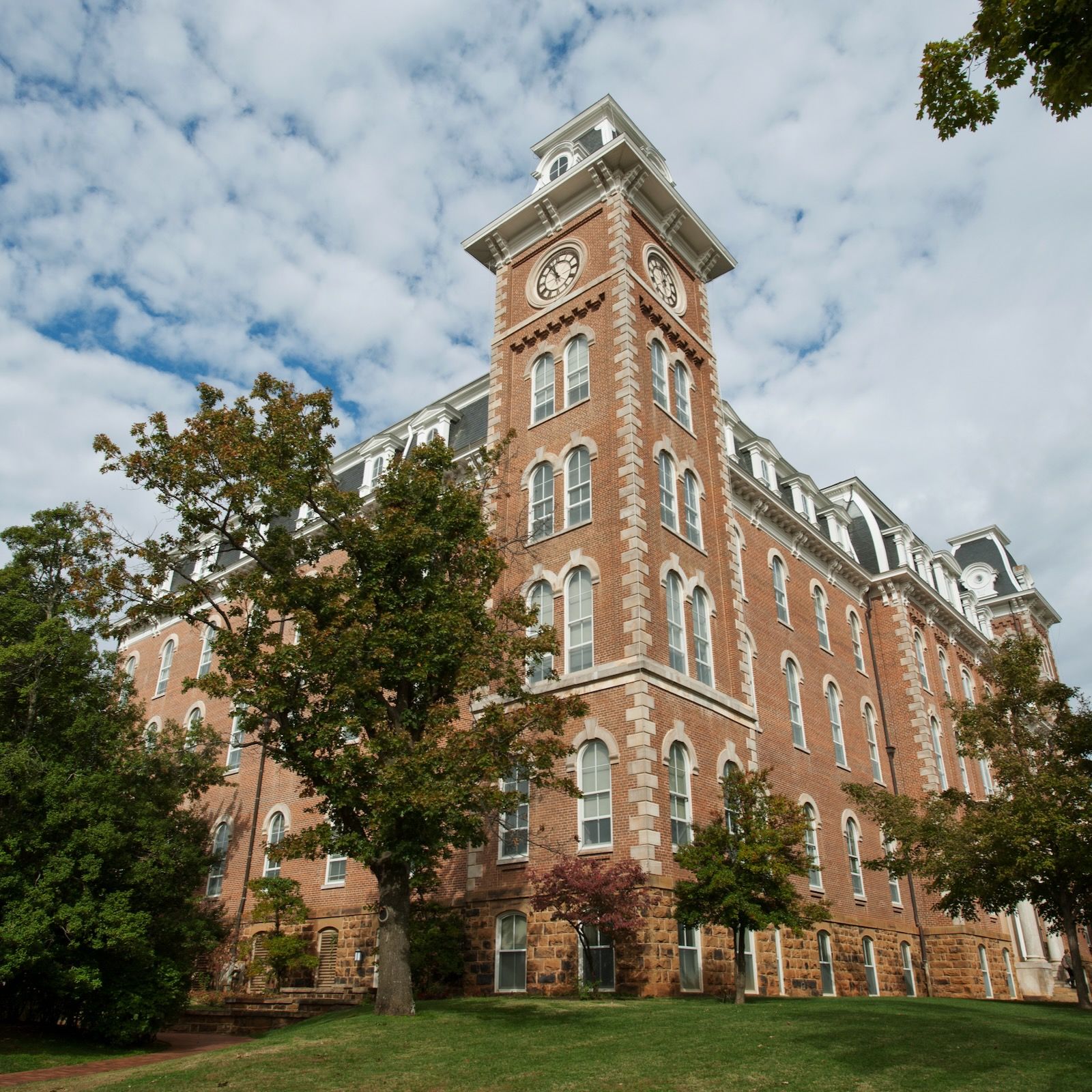 Old main at University of Arkansas