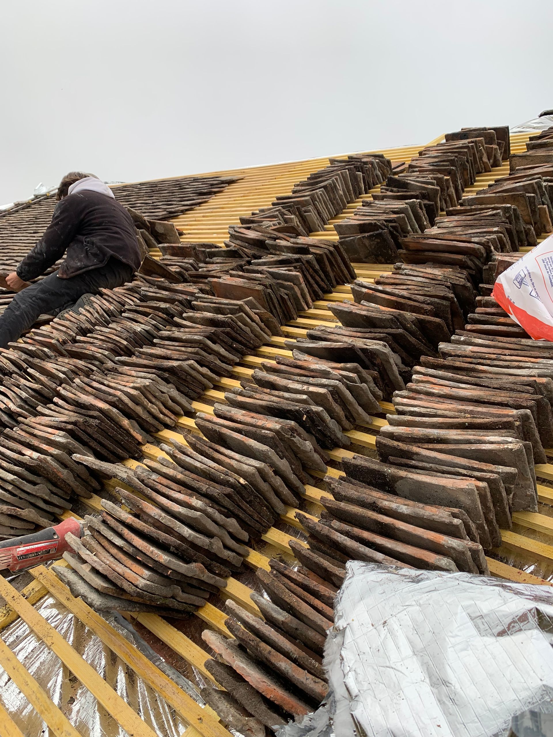 Remplacement de tuiles