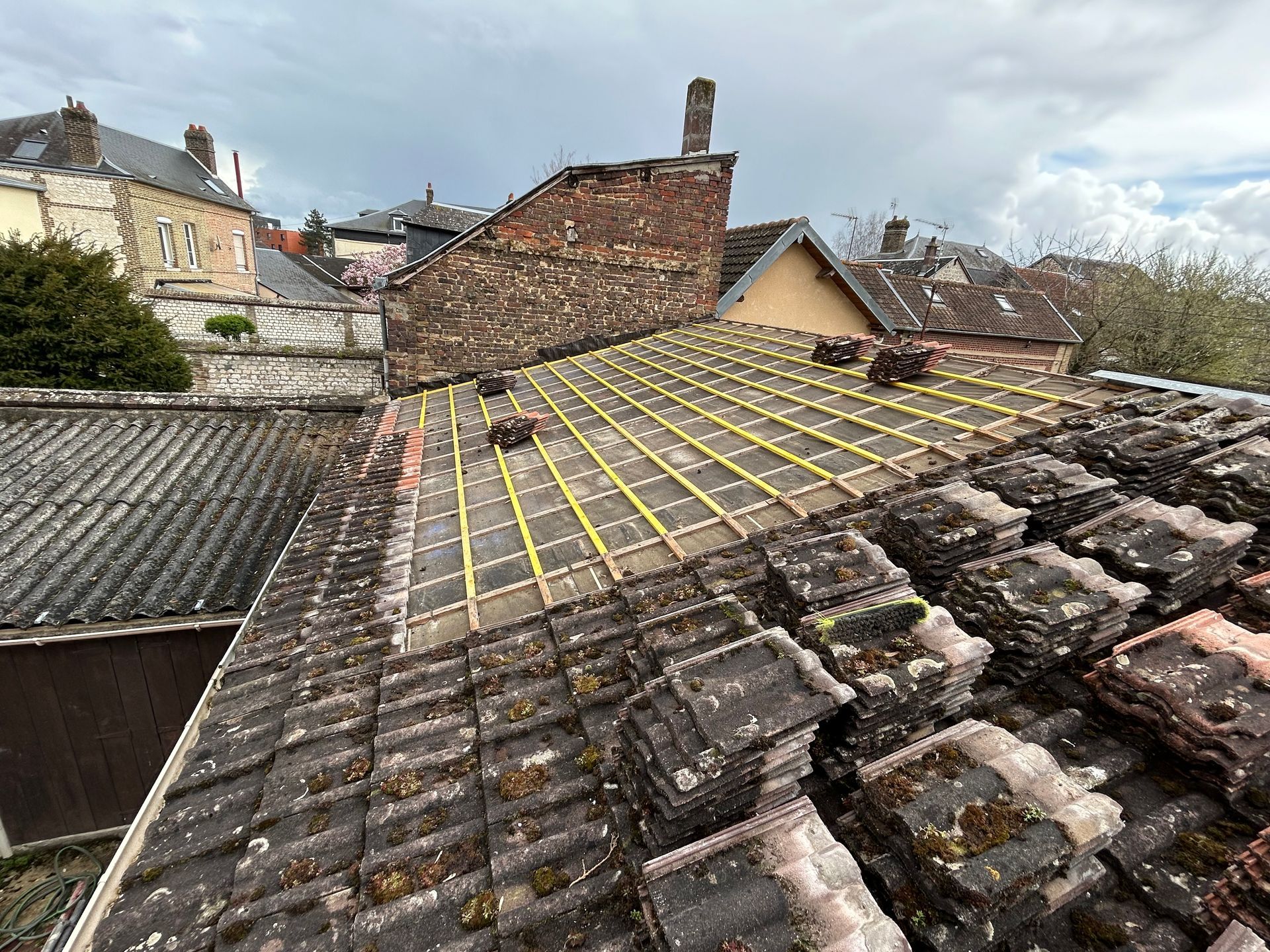 Remplacement de tuiles