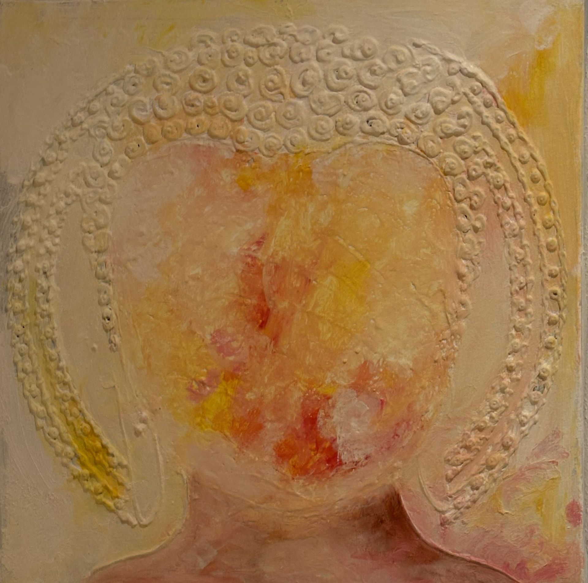 Artwork displayed inside the Cruz Lee apartment
