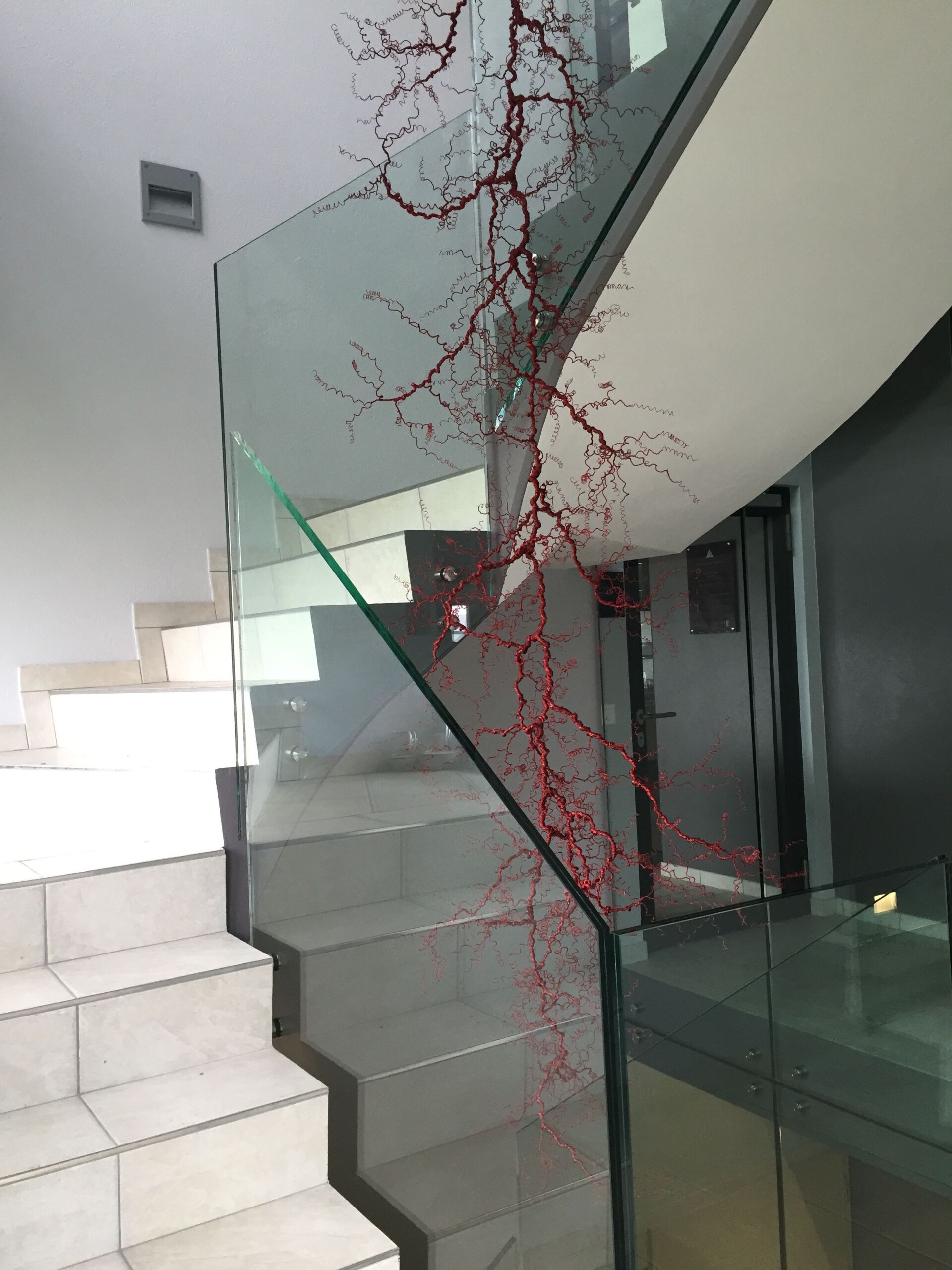 Rampe d'escaliers en verre - Charrière SA