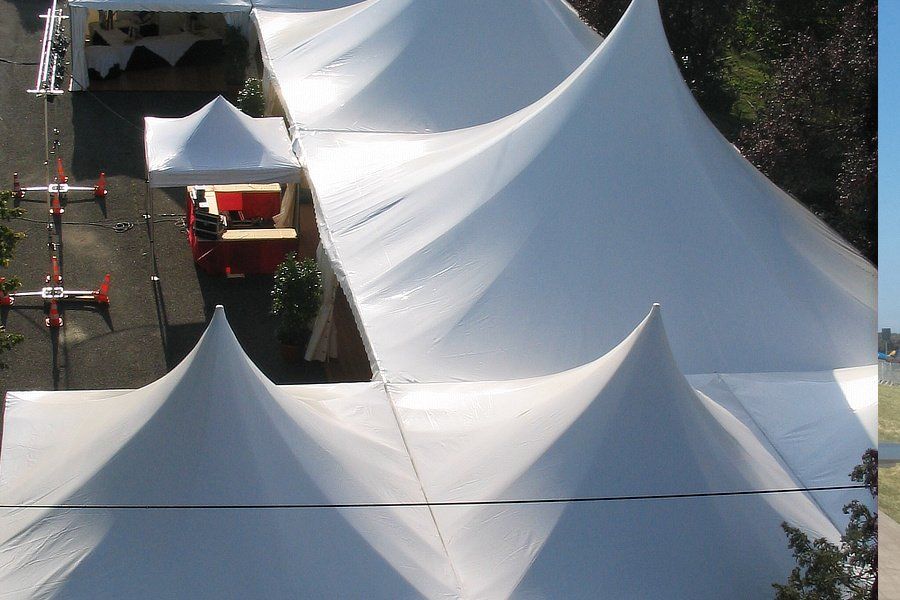 Chapiteaux vus du dessus