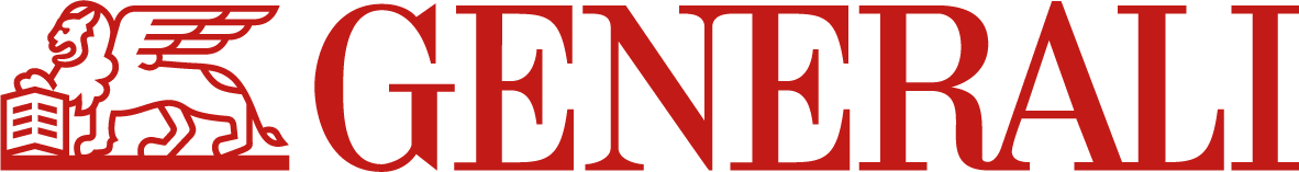 Das Generali-Logo: ein roter Löwe mit Flügeln und das Wort „Generali“ in roten Grossbuchstaben.
