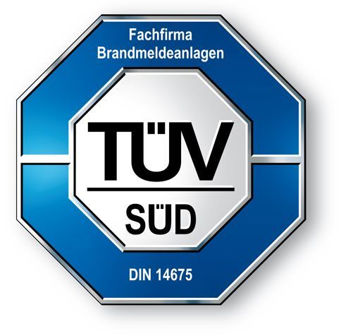 TÜV Süd Gütesiegel Fachfirma Brandmeldeanlagen