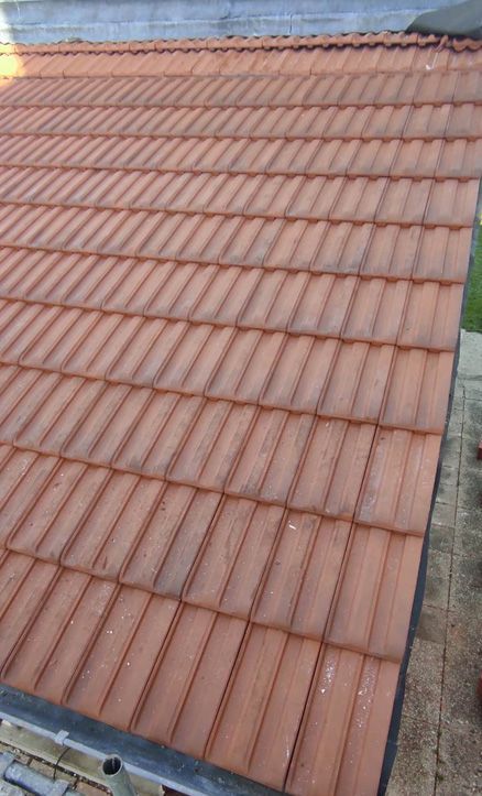 Tuiles rénovées sur toiture