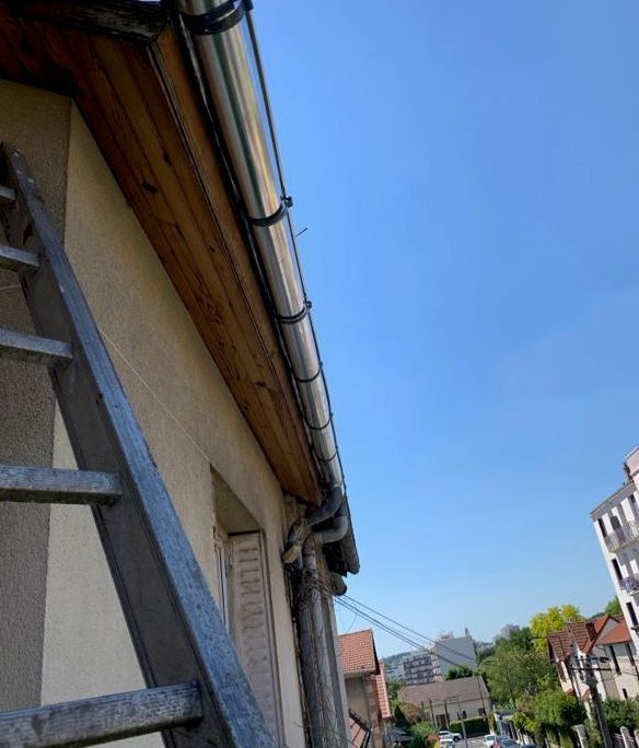 Gouttières mises en place