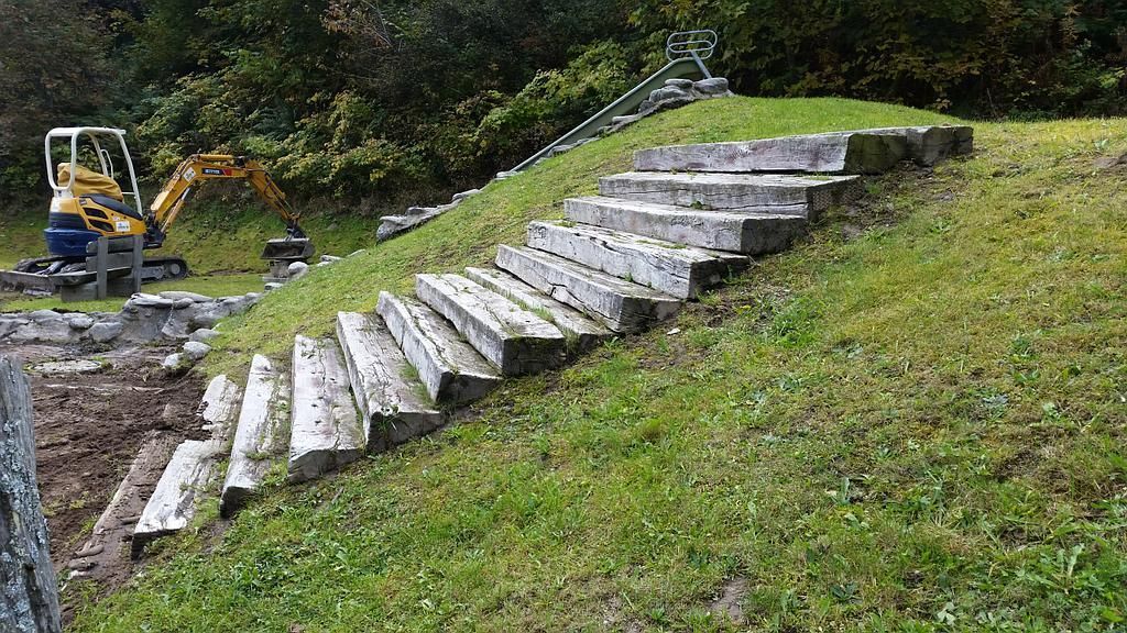 Kinderspielplätze Treppe