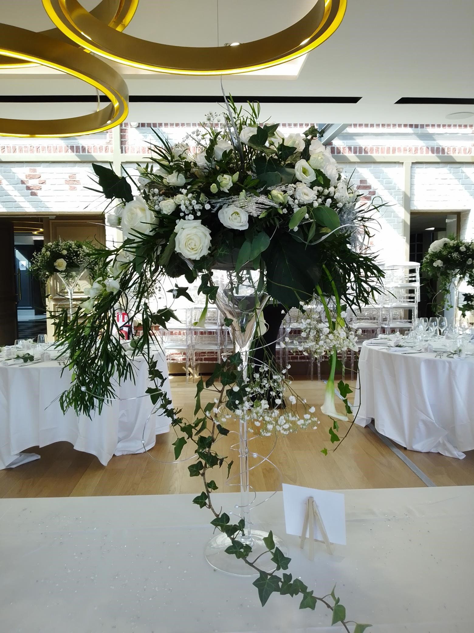 Décoration florale de table