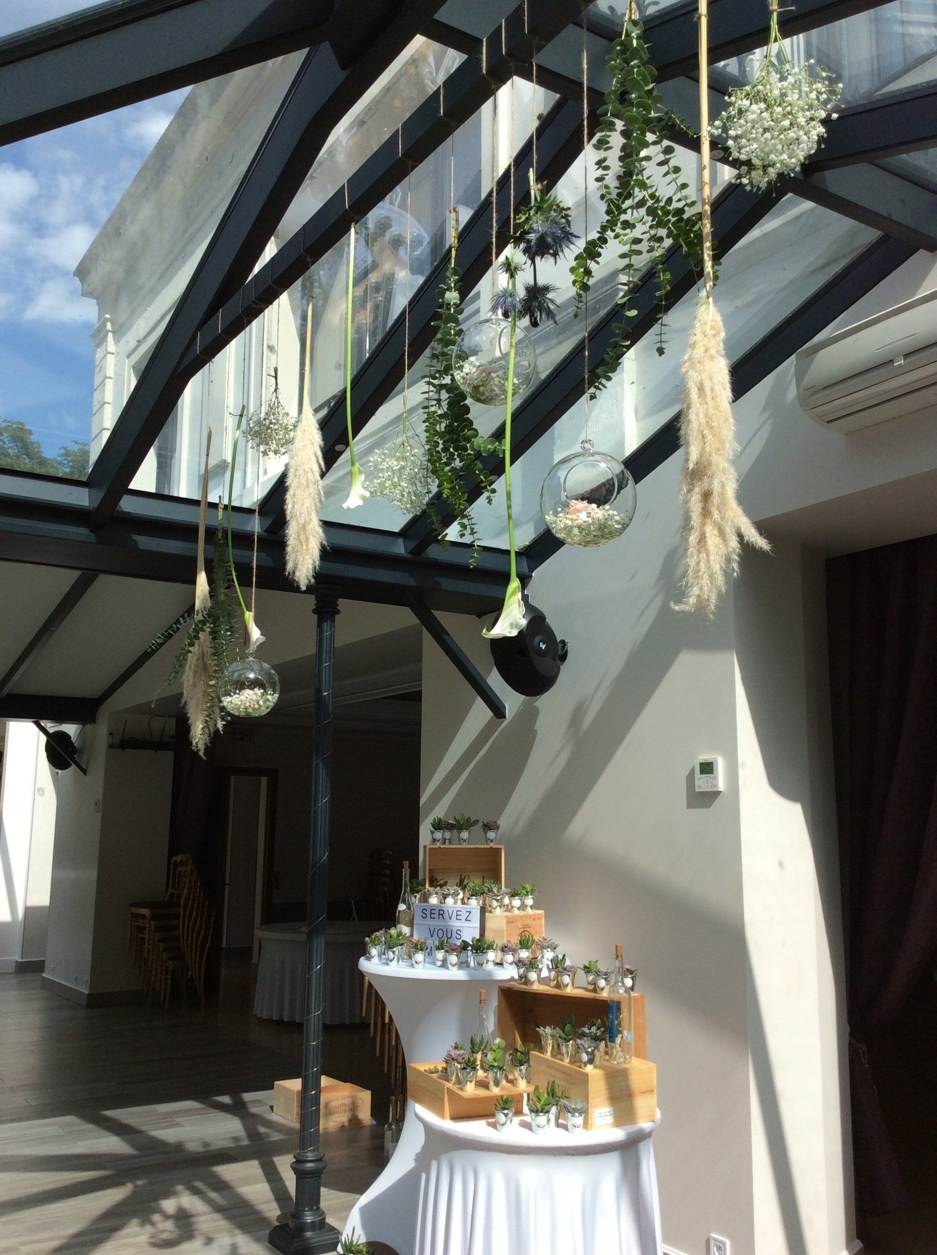 Décoration du lieu de réception