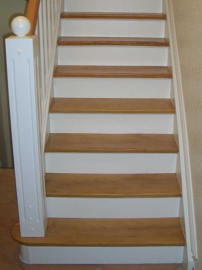 Treppen in Wangen eingestemmt mit Stoßtritten