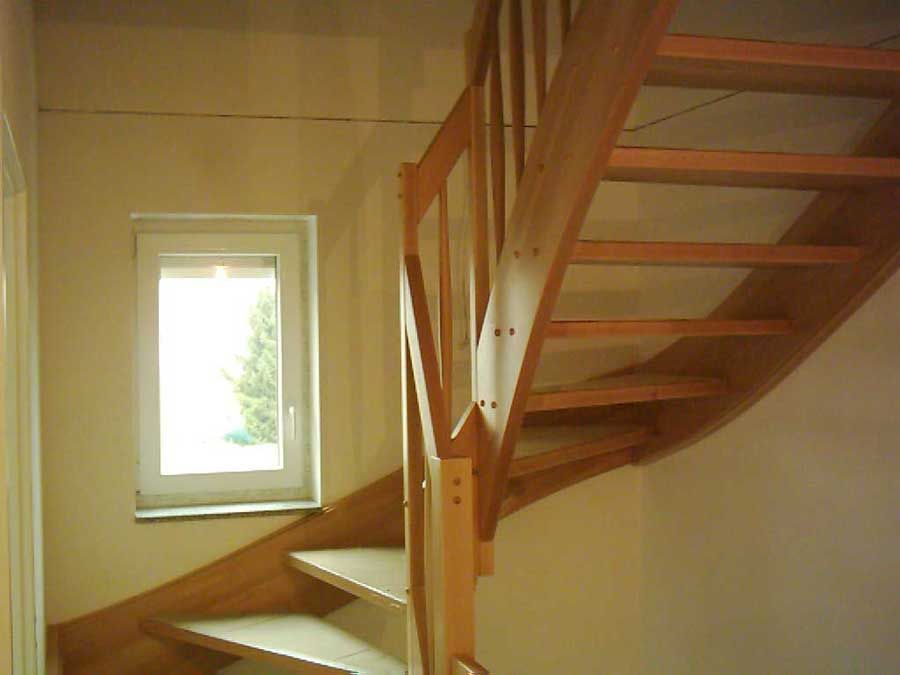 Treppen in Wangen eingestemmt ohne Stoßtritte