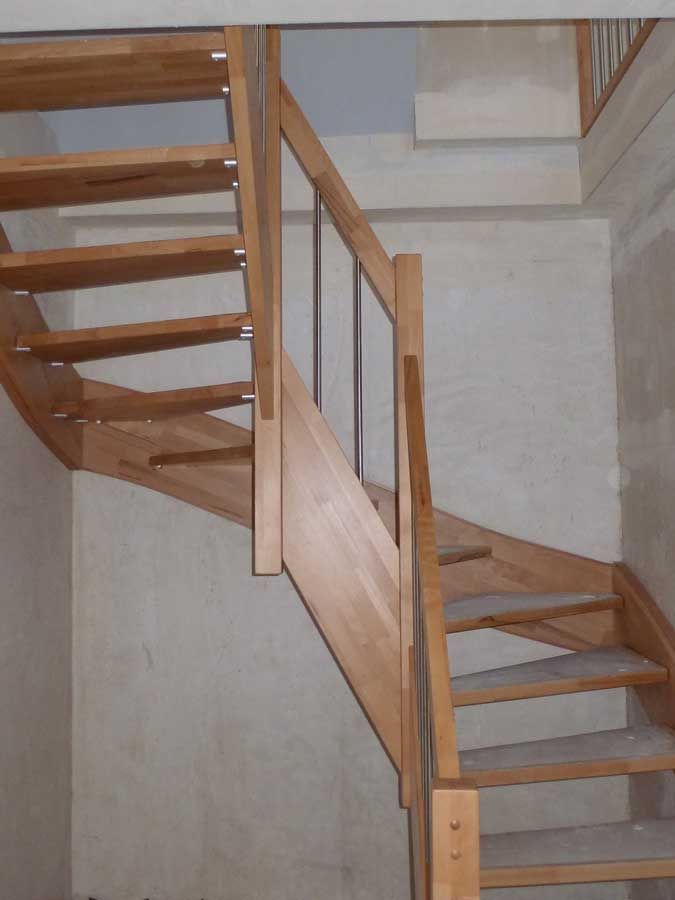 Stufen auf Trägerbolzen