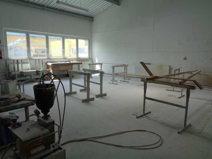 Lackraum Möbelschreinerei