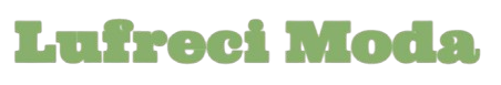 La palabra "Lufreci Moda" en una fuente serif de color verde salvia, en negrita, sobre un fondo blanco.