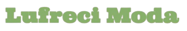 La palabra "Lufreci Moda" en una fuente serif de color verde salvia, en negrita, sobre un fondo blanco.