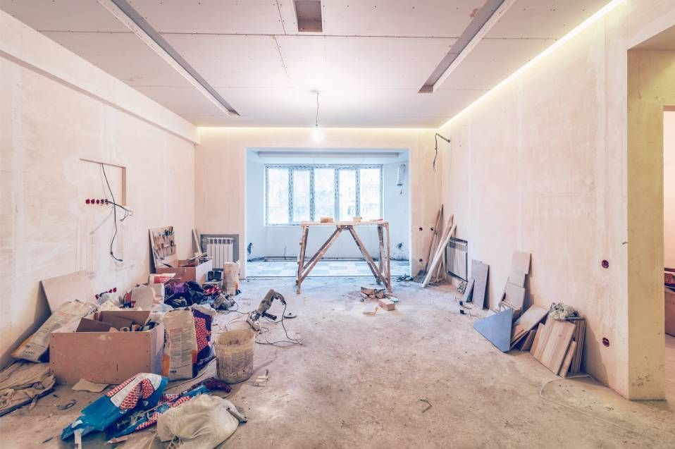 Wohnzimmer im Progress