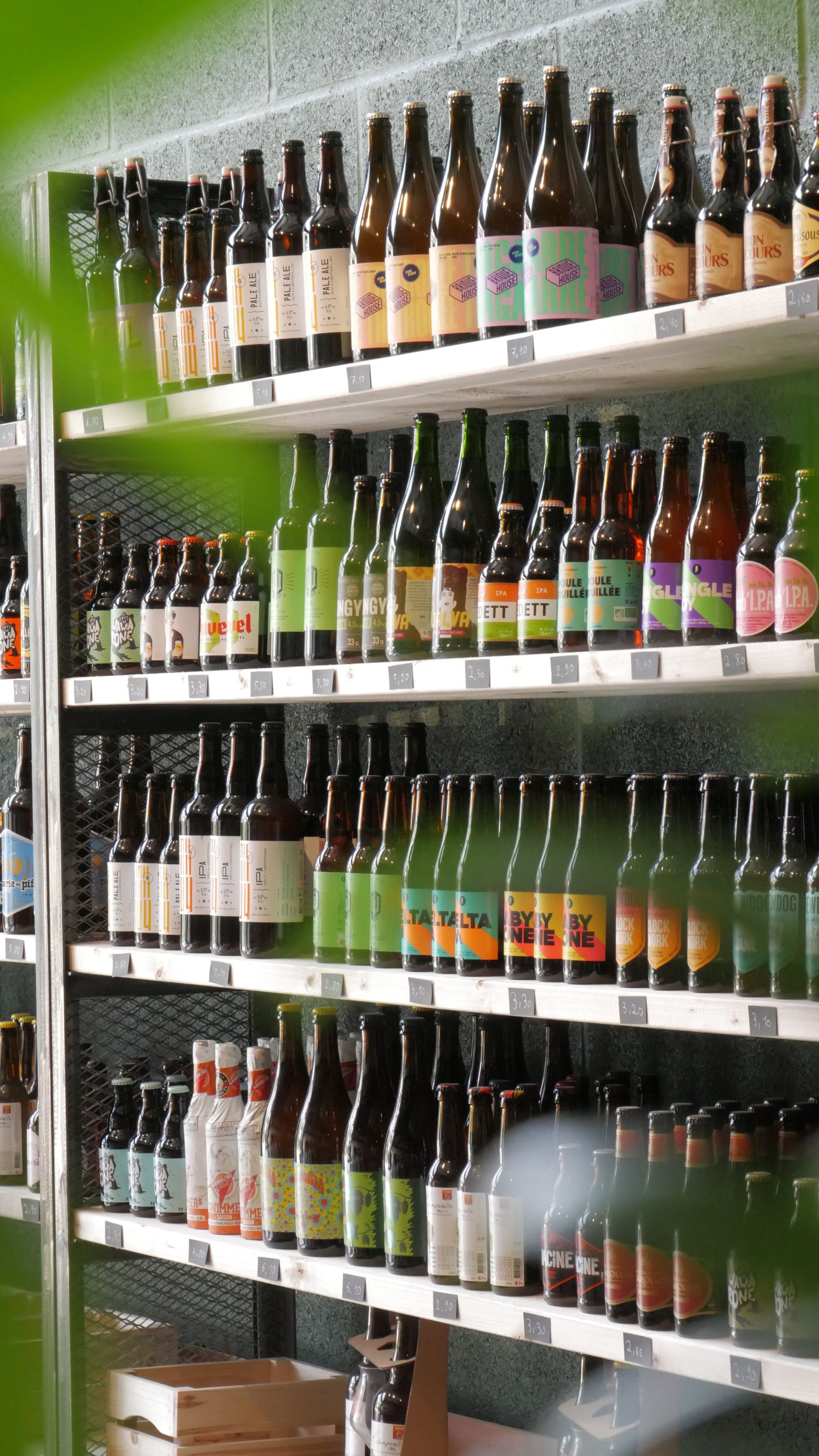 Rayon de bières locales et artisanales