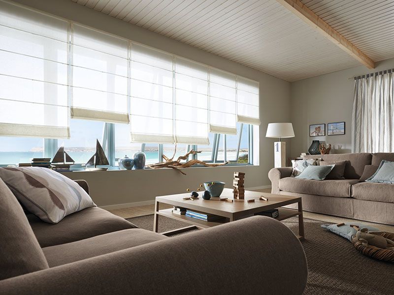 Faltrollo mit Querstäben