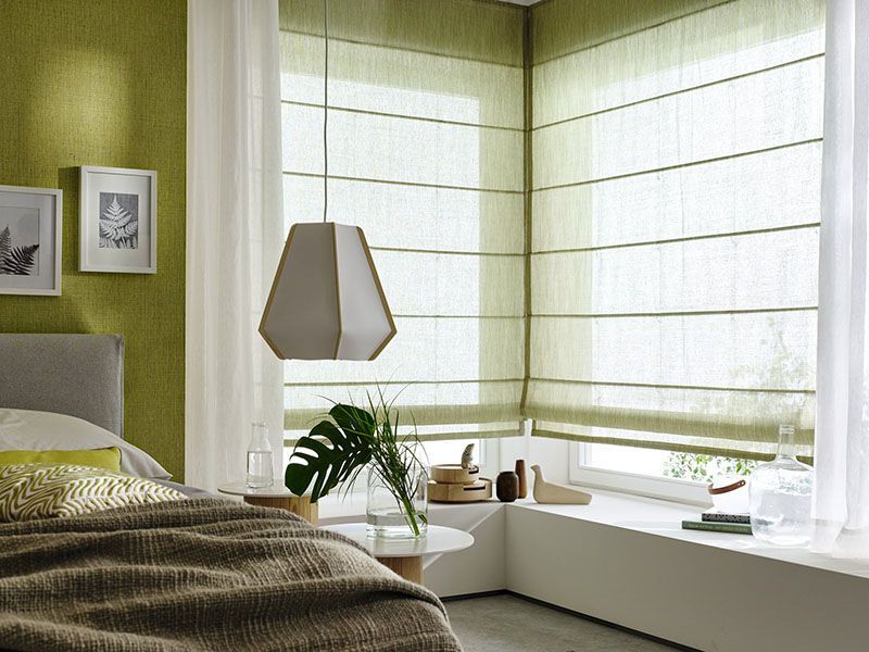 Faltrollo mit Querstäben