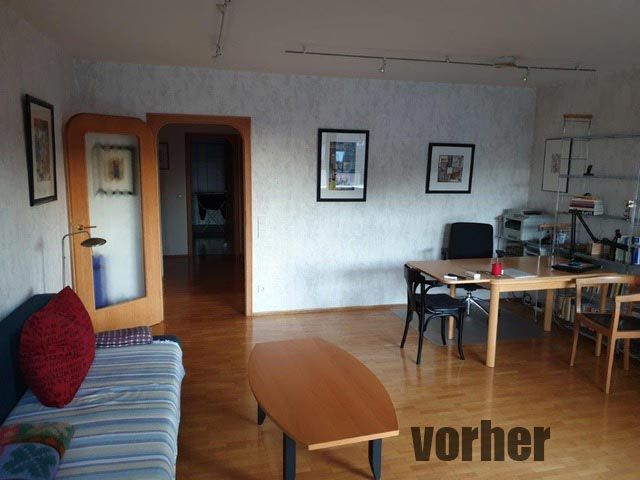 Wohnen-Arbeiten-Relaxen in einem Raum