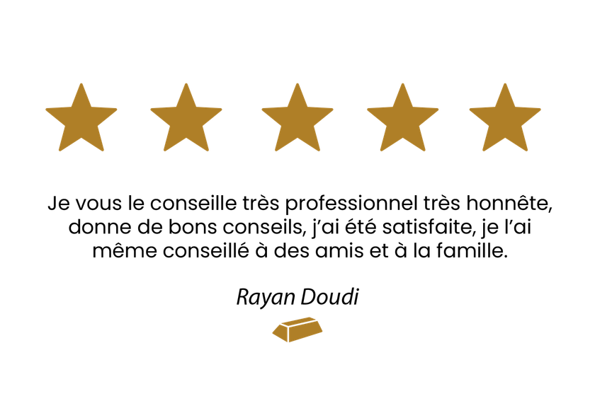 Avis déposé sur le site de la boutique Athan'or