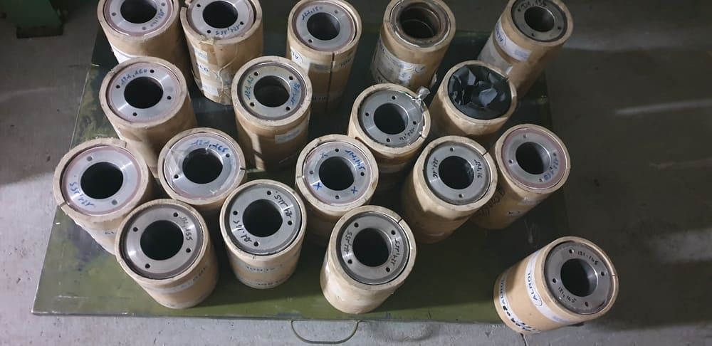 Multitude de cylindres contrepresseurs