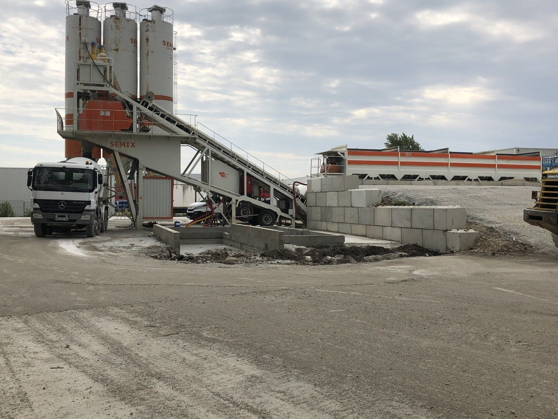 Unité de production de béton