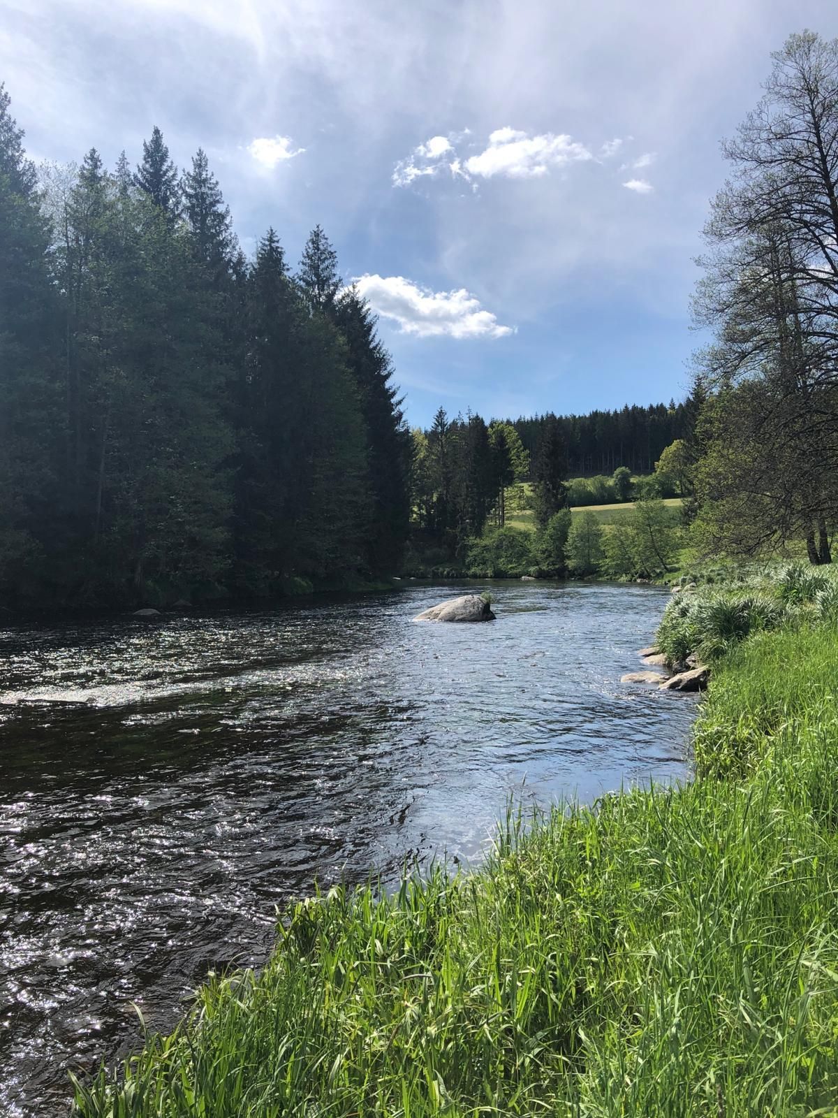 Schöner Flusslauf in Böbrach