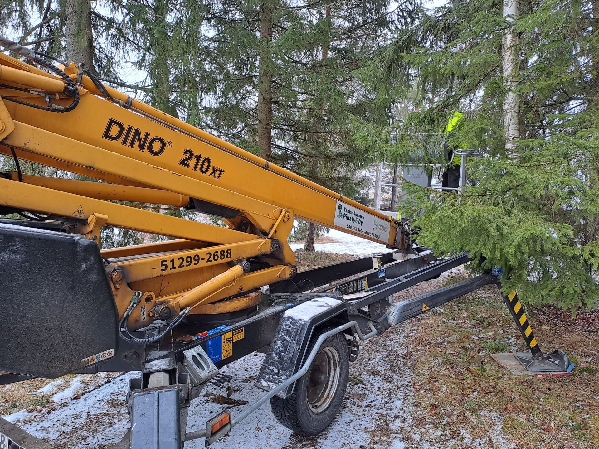 Henkilönostin työt.