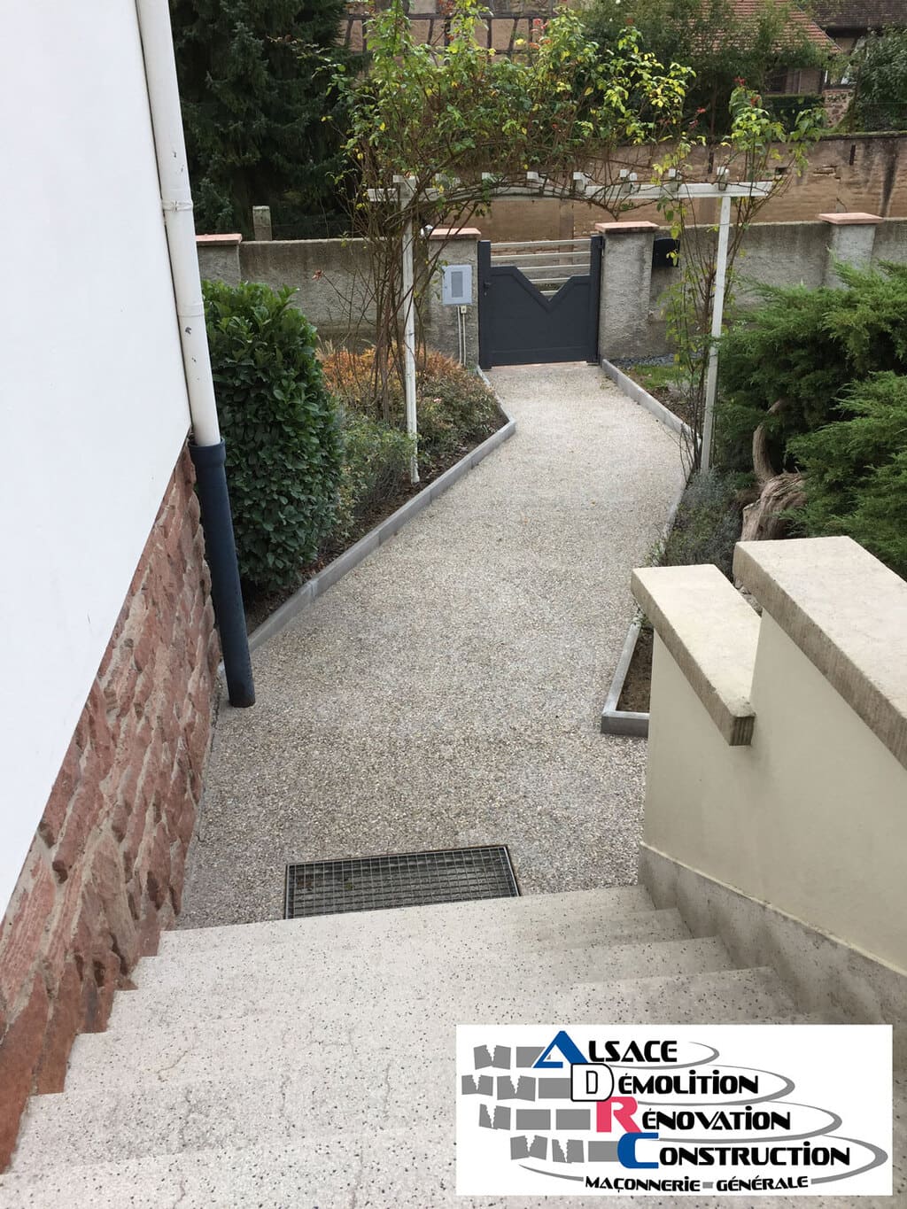 Allée beton Strasbourg