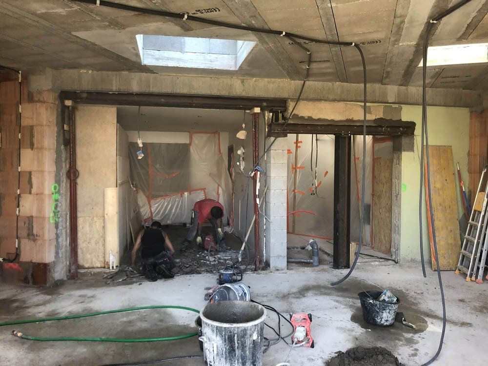 CRÉATION D'OUVERTURES DANS MUR PORTEUR DE FAÇADE