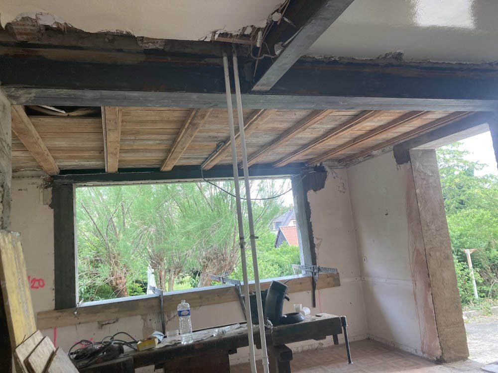 CRÉATION D'UNE OUVERTURE POUR FENÊTRE