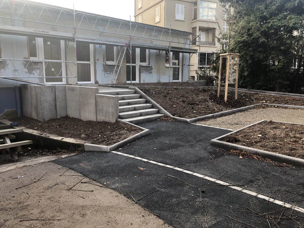 CRÉATION D'UNE RAMPE PMR