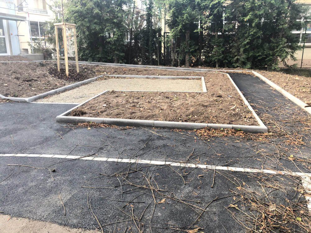 CRÉATION D'UNE RAMPE PMR DANS UN FOYER