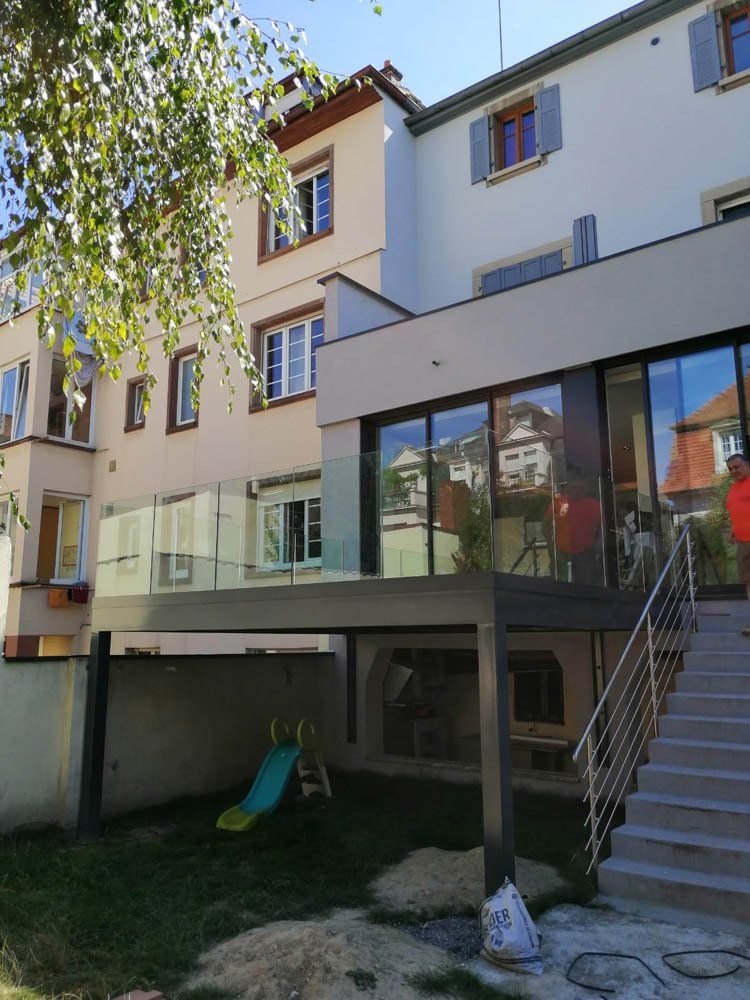 CRÉATION D'UNE TERRASSE MÉTALLIQUE À STRASBOURG