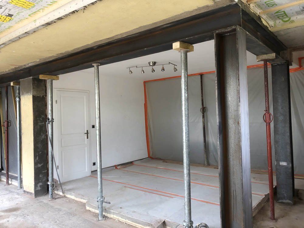 DÉMOLITION DE MURS PORTEURS DE FAÇADE