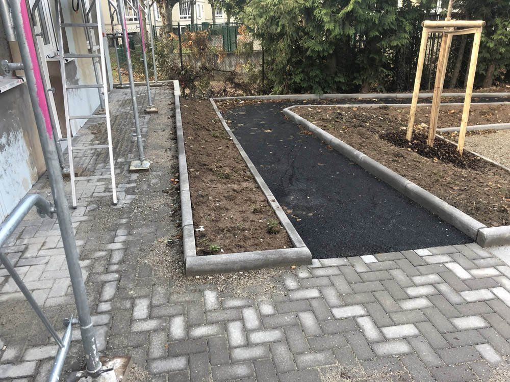 CRÉATION D'UNE RAMPE PMR