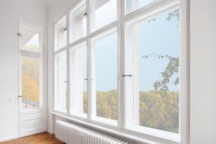 große Fensterfläche