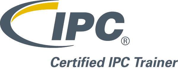 El logotipo del formador certificado por IPC