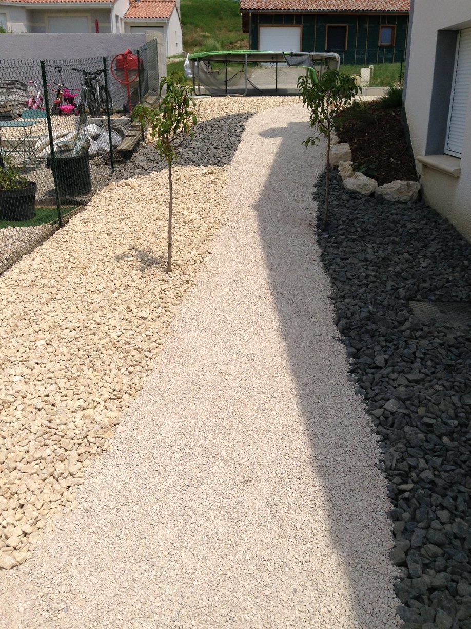 Création d’allées de jardin