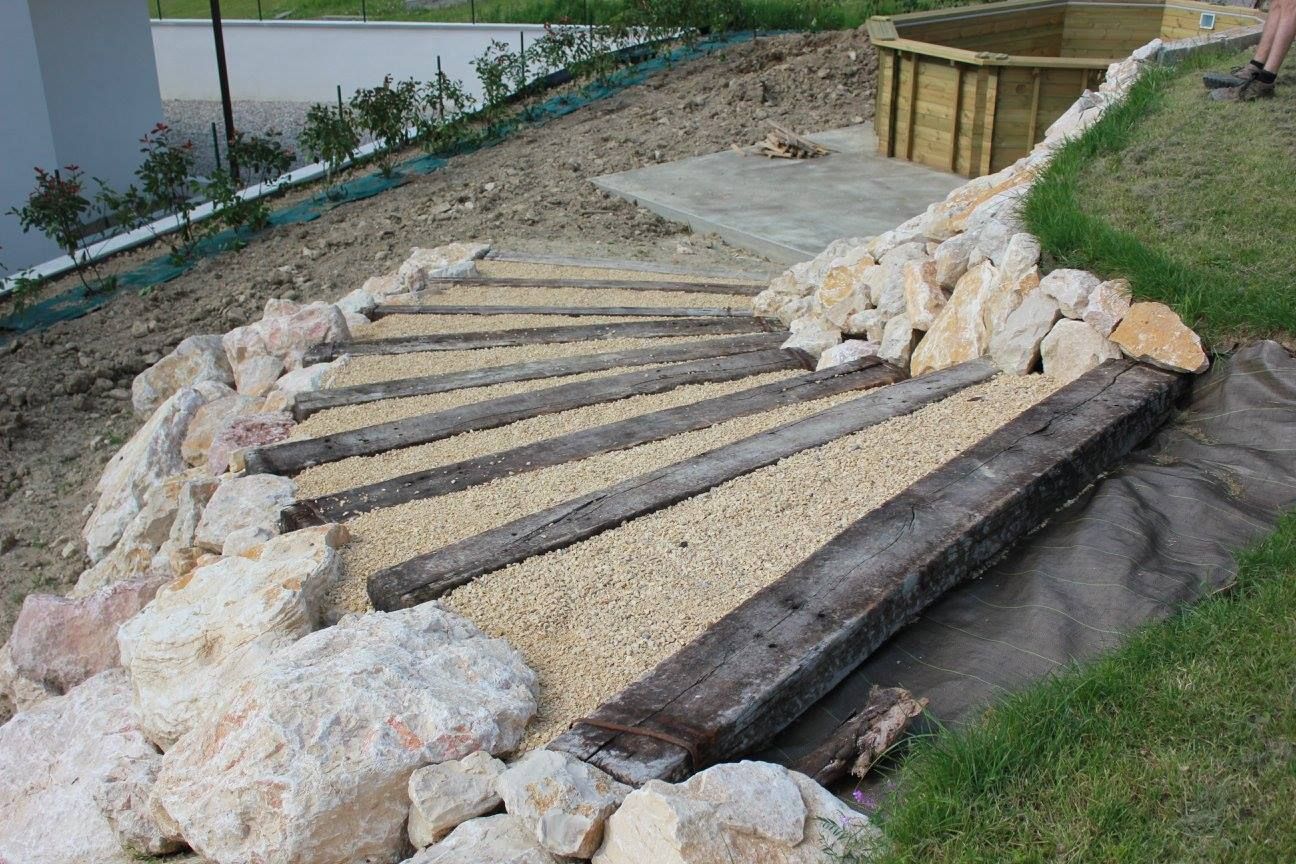 Création d’un escalier extérieur